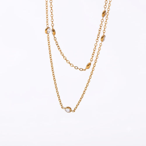 Collar Charllote detalle cristales