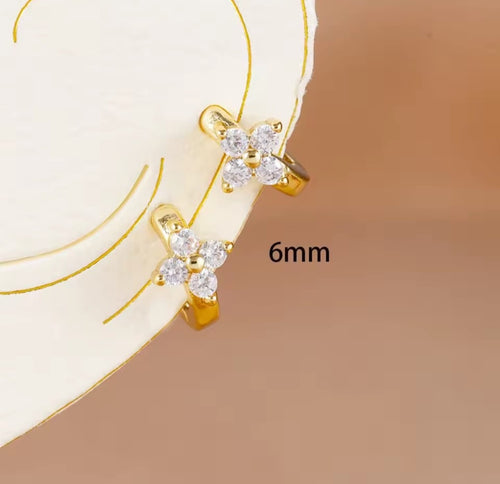Boucles d'oreilles Éclat Fleur