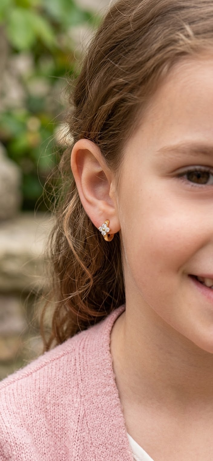 Boucles d'oreilles Charlotte 8mm detalle