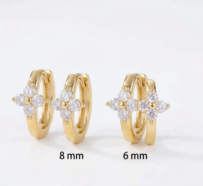 Boucles d'oreilles Éclat Fleur